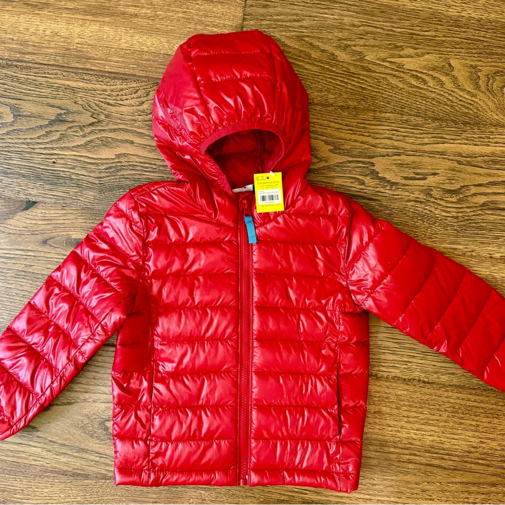 Primary 4T Red Puffer Jacket